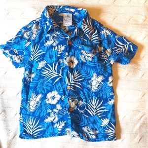 Disney Kids Classic Characters Hawaiian Shirt